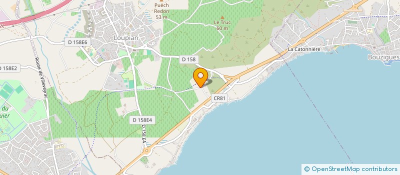 localisation de l'entreprise EOS  LOUPIAN