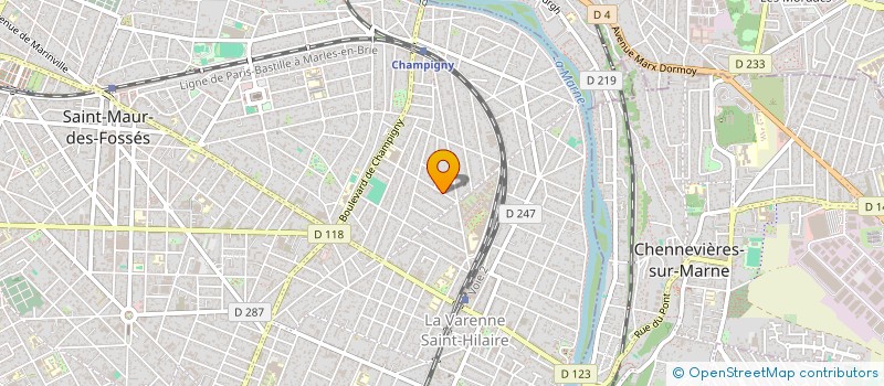 localisation de l'entreprise EOS à SAINT-MAUR-DES-FOSSES