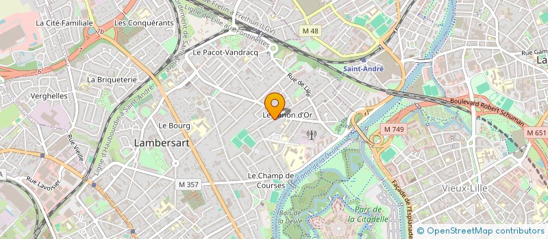 localisation de l'entreprise EOS à LAMBERSART