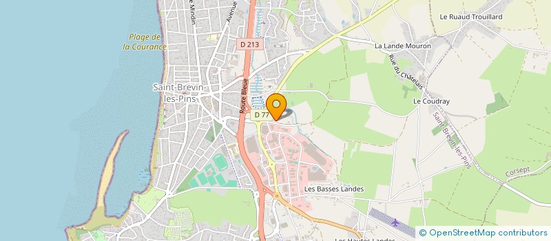 localisation de l'entreprise EOS à SAINT-BREVIN-LES-PINS