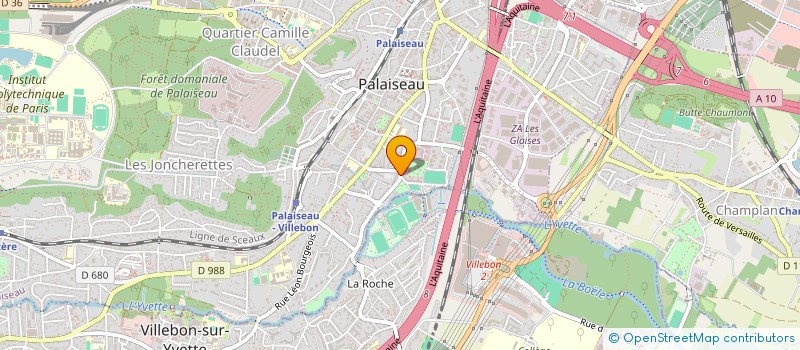 localisation de l'entreprise EOS à PALAISEAU