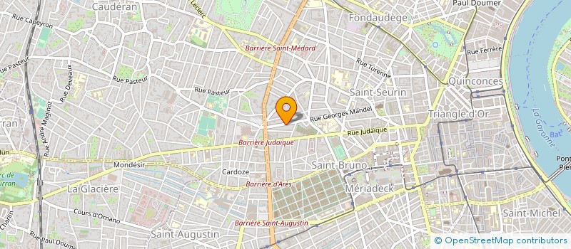 localisation de l'entreprise EOS à BORDEAUX