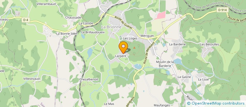 localisation de l'entreprise EOS à LA BRIONNE