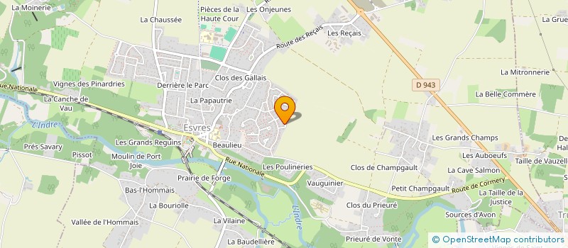 localisation de l'entreprise EOS-CG ENERGIES  ESVRES