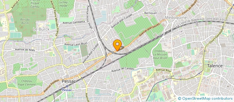 localisation de l'entreprise EOS CONCEPT  PESSAC