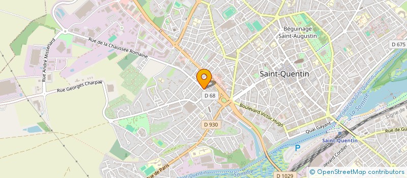 localisation de l'entreprise EOS CONSEILS à SAINT-QUENTIN