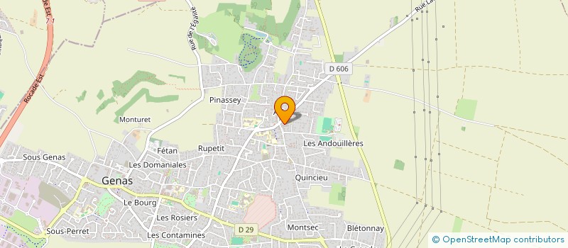 localisation de l'entreprise EOS CONSULTANTS à GENAS
