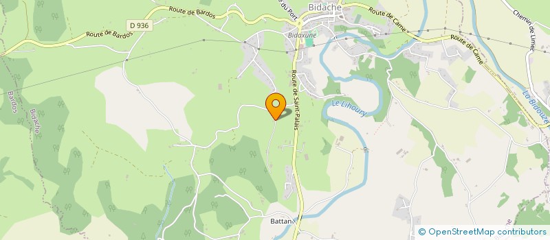 localisation de l'entreprise EOS ERGONOMIE  BIDACHE