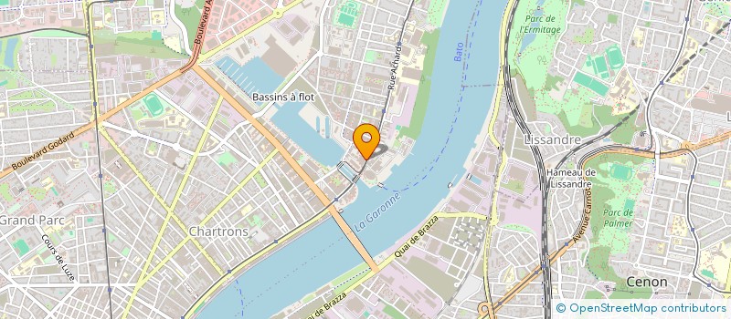 localisation de l'entreprise EOS EVENTS  BORDEAUX