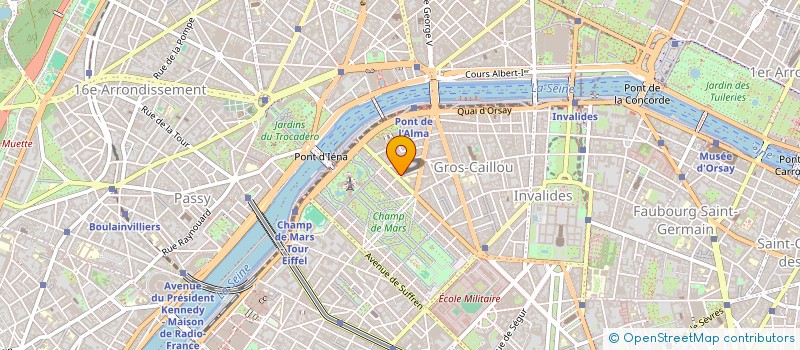 localisation de l'entreprise EOS FRANCE  PARIS