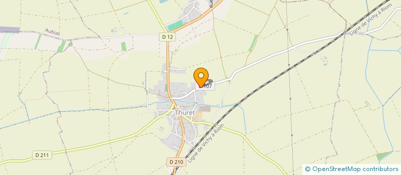 localisation de l'entreprise EOS INVEST  THURET