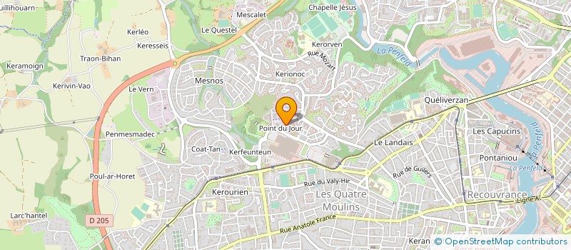 localisation de l'entreprise EOS MEDICAL à BREST