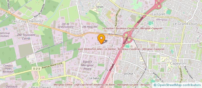 localisation de l'entreprise EOS  TECHNOLOGIE à VARCES-ALLIERES-ET-RISSET