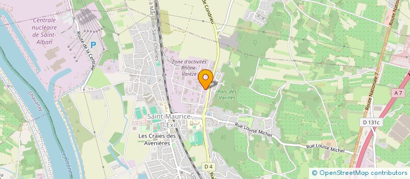 localisation de l'entreprise EOSE  SAINT-MAURICE-L'EXIL