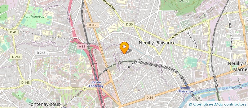 localisation de l'entreprise EOSGIE à NEUILLY-PLAISANCE