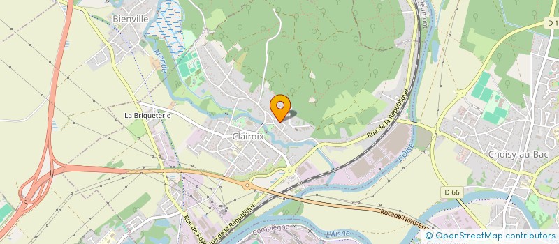 localisation de l'entreprise EOSIA  CLAIROIX