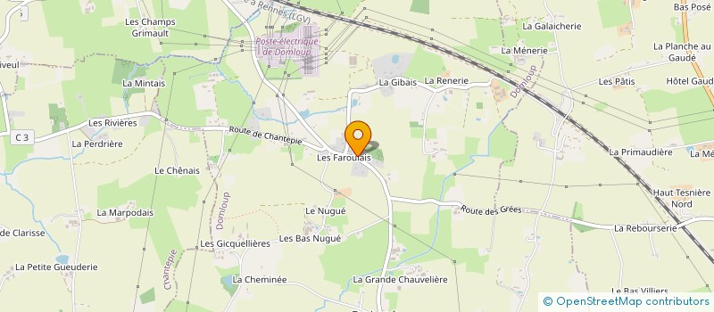 localisation de l'entreprise EOSOFT à DOMLOUP