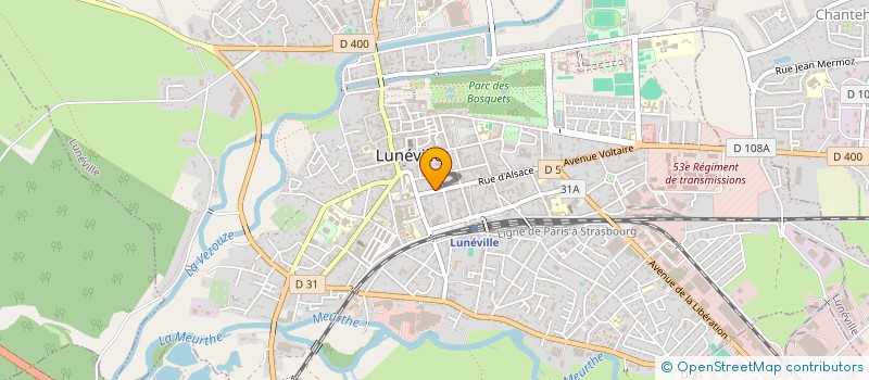 localisation de l'entreprise EOSOLUTIONS à LUNEVILLE