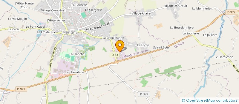 localisation de l'entreprise EOSPACK  MARIGNY-LE-LOZON