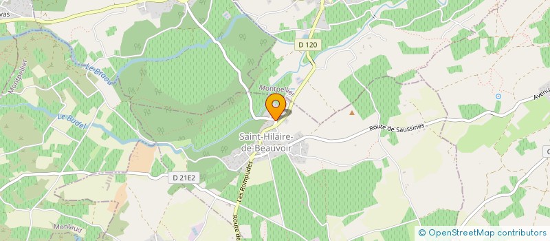 localisation de l'entreprise EOSPIRE à SAINT-HILAIRE-DE-BEAUVOIR