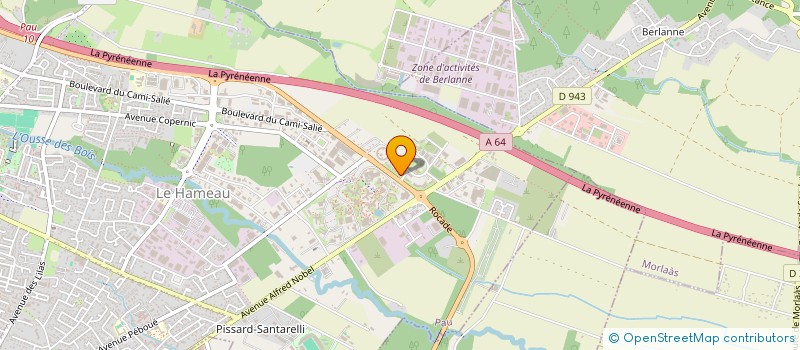localisation de l'entreprise EOSS à PAU