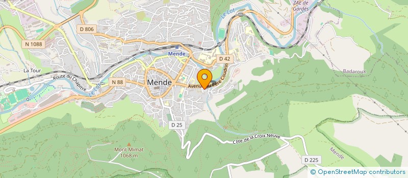 localisation de l'entreprise EOSS GROUPE à BADAROUX