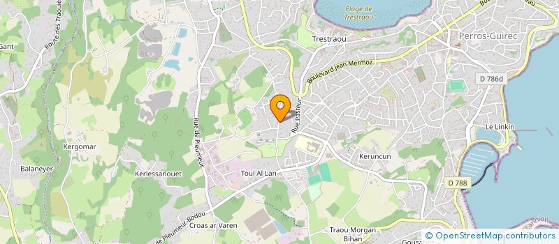 localisation de l'entreprise EOST à PERROS-GUIREC