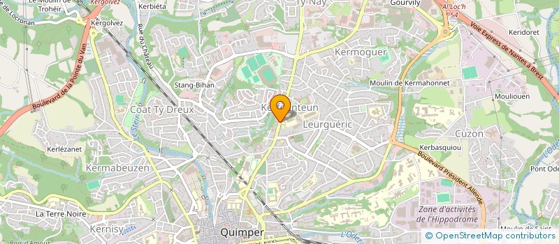 localisation de l'entreprise EOSTIGED AR STANGALA  QUIMPER