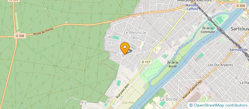 localisation de l'entreprise EOT HOLDING  LE MESNIL-LE-ROI