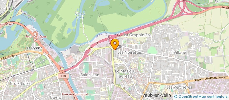 localisation de l'entreprise EOTHERM à VAULX EN VELIN
