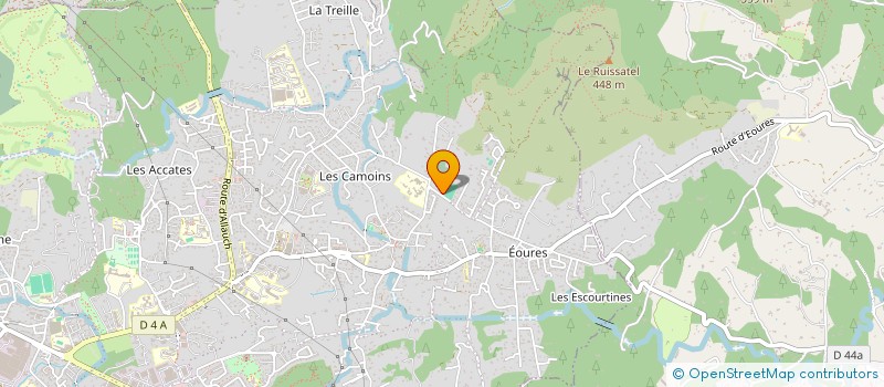localisation de l'entreprise EOURES LES CAMOINS TREILLE SPORTS à MARSEILLE