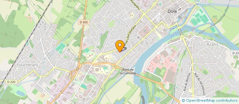 localisation de l'entreprise EOZ à DOLE