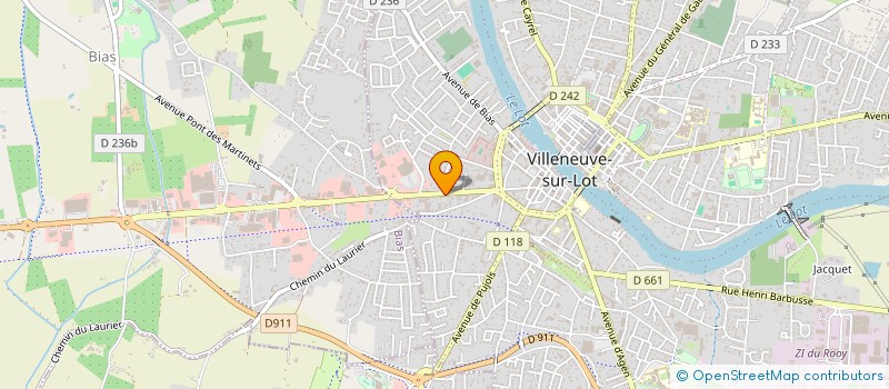 localisation de l'entreprise EOZ  VILLENEUVE-SUR-LOT