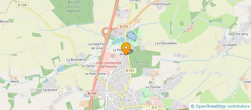 localisation de l'entreprise EP à NOZAY