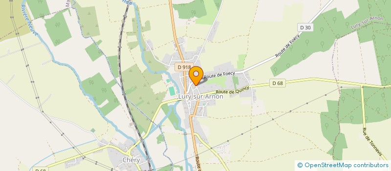 localisation de l'entreprise EP  LURY-SUR-ARNON