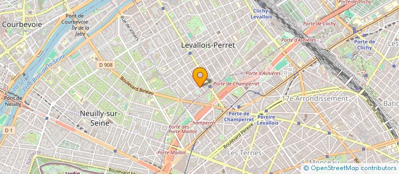 localisation de l'entreprise EP-B CONSULTING à LEVALLOIS-PERRET