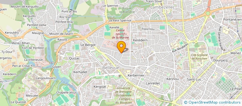 localisation de l'entreprise EP CARRELAGE à BREST