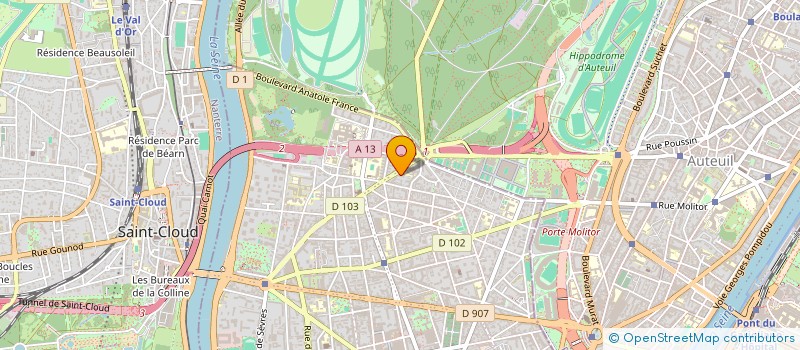 localisation de l'entreprise EP & CO à BOULOGNE-BILLANCOURT