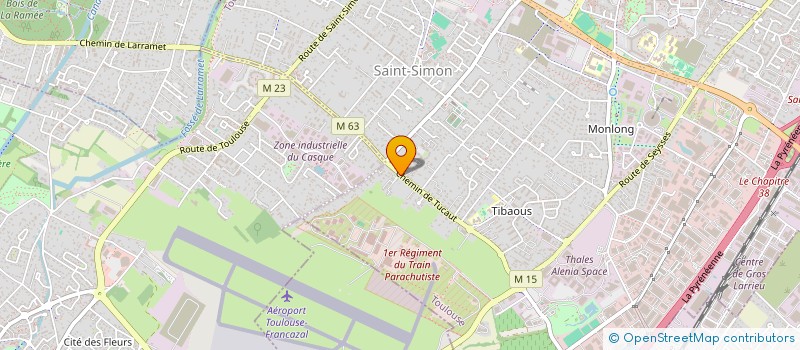 localisation de l'entreprise EP COLIN à TOULOUSE