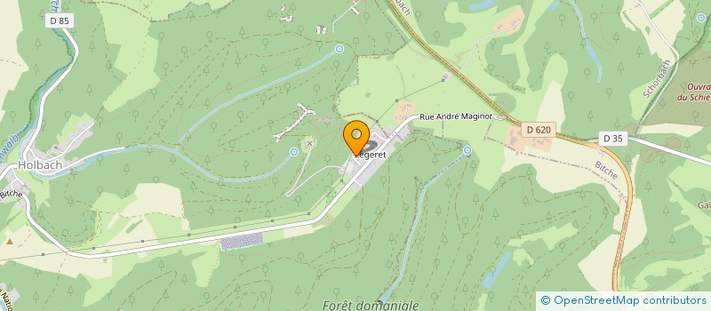 localisation de l'entreprise EP CONCEPTIONS  SIERSTHAL