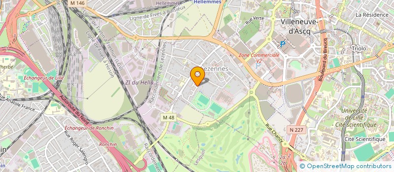 localisation de l'entreprise EP CONSULTING à LEZENNES