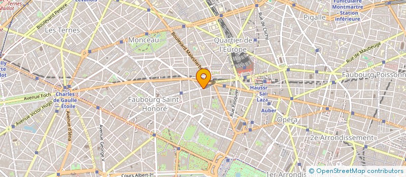 localisation de l'entreprise EP COSMETIQUE HOLDING  PARIS