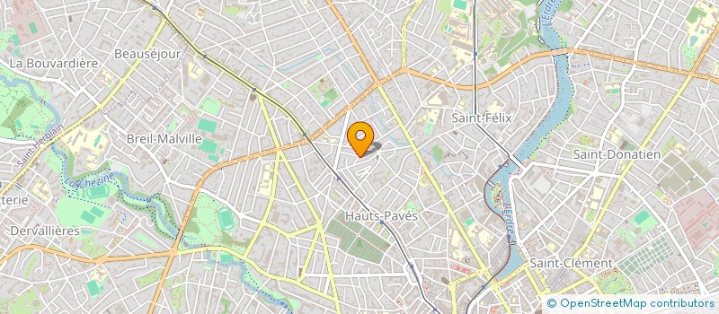 localisation de l'entreprise EP DEVELOPPEMENT à NANTES