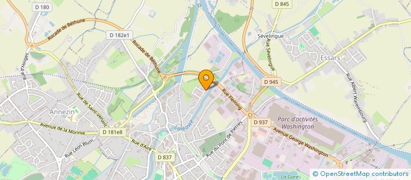 localisation de l'entreprise EP DISTRI  LA COUTURE