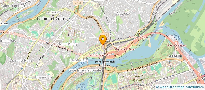 localisation de l'entreprise EP EVENTS à CALUIRE-ET-CUIRE