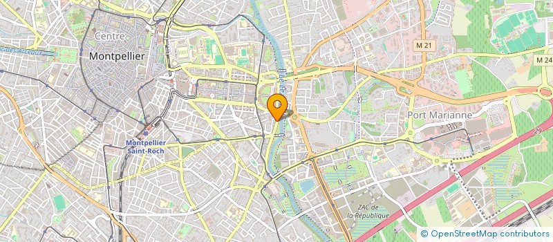 localisation de l'entreprise EP HABITAT à MONTPELLIER