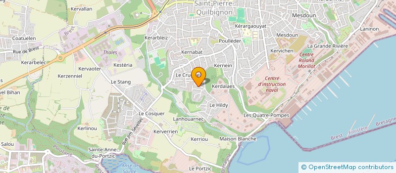 localisation de l'entreprise EP HORIZON à BREST
