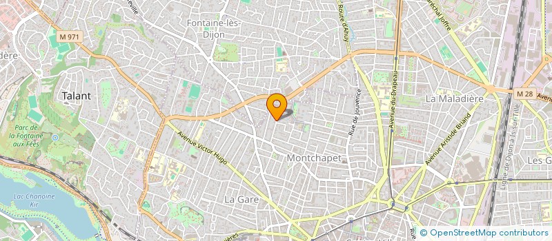 localisation de l'entreprise EP IMMO à DIJON