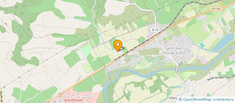 localisation de l'entreprise EP INFO CONCEPT  SAINT-JEAN-PLA-DE-CORTS