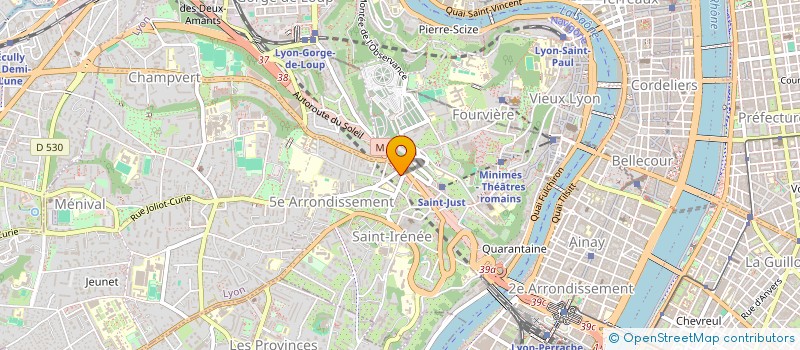 localisation de l'entreprise EP INVESTIS  LYON